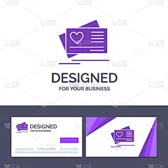 模板,名片,贺卡,品牌名称,创造力,华丽的,请柬,热情,问候,爱