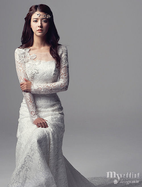 优雅韩国范儿新娘美纱，极致轻奢唯美