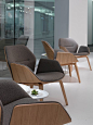 Ginkgo Lounge Low Back Chairs from Davis Furniture #NeoCon2016