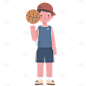 人物插画技元素主题素材