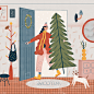 Abstract The Christmas projects | Behance 上的照片、视频、徽标、插图和品牌