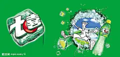 七喜海报源文件