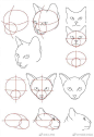 手绘艺术猫咪的画法（图片来源于中国美术精选） ​​​​