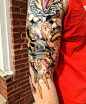 Dragon tattoo by Mike Moses