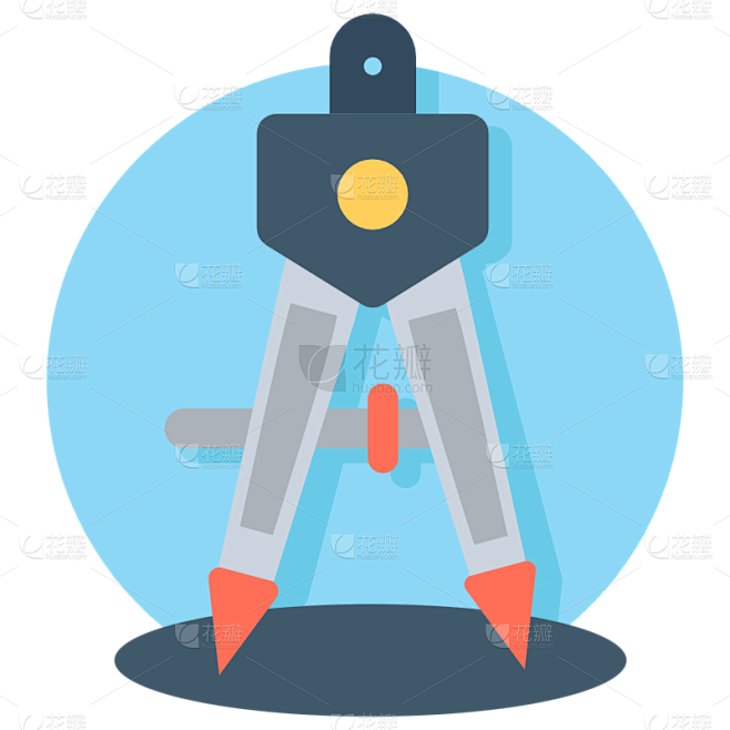 圆规五金工具icon