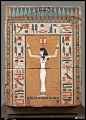 公元前1850-1750年，古埃及，彩繪木棺 每... 来自盾乙 - 微博