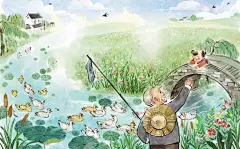 童谣插画 - 小猪君 - 原创作品 - 视觉中国(shijueME)