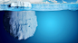 ID-931534-美丽的蓝色海底冰山高清大图