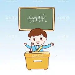  活动辩论赛   - 源文件下载【酷图网】学校,社团,活动辩论赛,手绘,卡通人物,元素