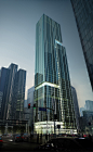 广东邦华集团琶洲综合开发项目 | Aedas | 建筑设计 | 办公楼项目 | 中国广州 : 广东邦华集团琶洲综合开发项目分为 2 部分，高楼层是办公楼，低楼层是餐厅和精品酒店。(建筑设计 , 设计建筑)