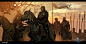 "Thronebreaker: The Witcher Tales" , Grzegorz Przybyś : Scene from in-game story animation. Composed by Division48, illustrated by me.