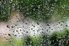 玻璃上水滴的背景