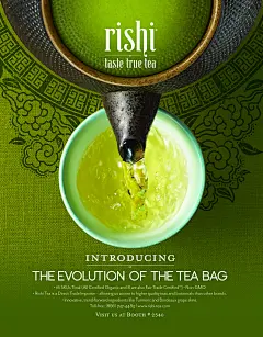 Rishi Tea Debuts Special Knit-Mesh Organic & Fair Trade CertifiedTM Tea Bags