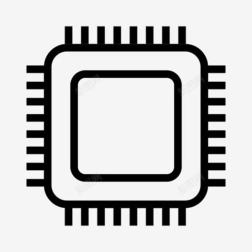处理器芯片计算机图标 UI图标 设计图片 免费下载 页面网页 平面电商 创意素材-花瓣网
