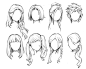百家人体结构画法 之 头发-发型 [12P] - 美术插画
