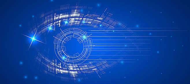 眼睛蓝色眼睛数码发展科技海报banner科技感科技风高科技科幻商务图库