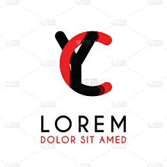 信函,圆形,红色,青年伴侣,黑色,商务,字母,模板,现代,联系