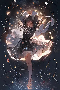 #AI 流星舞 - Korokon AI的插画