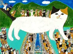 穿雨衣的猫插画_百度图片搜索