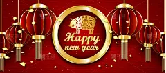 2019年春节快乐，猪年，剪纸风格，富有，生肖贺卡，海报，宣传册，日历