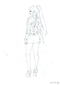 Asuka & Rei, Chang Hwan Chung(C.C.H) : Hand drawing