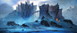 Frost Fortress, Luc Fontenoy : Playing with some shapes... an icy fortress