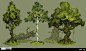 Max: The Curse of Brotherhood - Trees, Robert Friis : Concepts for tree assets for Max: The Curse of Brotherhood