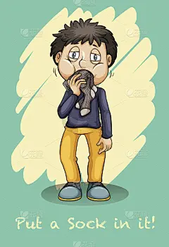 成语成语把一只袜子放在里面