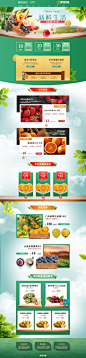 食品生鲜水果土特产促销店铺首页