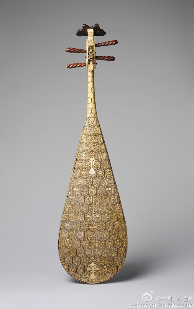 明代琵琶，1950年 Mary Stil...
