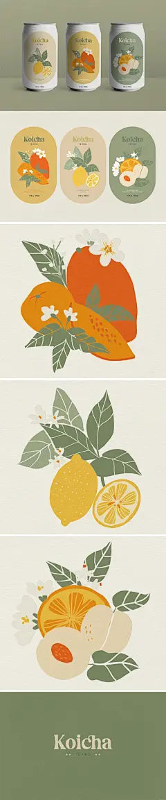 果汁饮料包装设计_插画设计_品牌logo设计_1_柚柚设计美学logo设计_来自小红书网页版