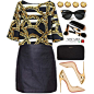 A fashion look from August 2014 featuring Christian Louboutin pumps and Lanvin wallets. Browse and shop related looks.