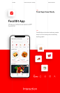 Food Bit App -UI UX design case study : Food Bit App online food order app, people easily find food nearby, real-time delivery tracking system