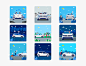 Volkswagen Illustrated : Illustrated campaign on social pages for Volkswagen