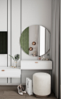 Apartment in Moscow «Fonvizinskiy» : Stylish and almost monochrome design - the perfect solution for everyday life. To create this interior, we used a color scheme consisting of natural shades of green, beige black decor, which perfectly complements the o