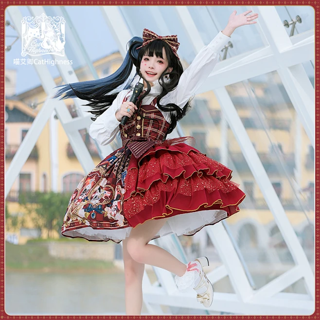 喵艾卿Lolita原创全款现货打歌服华丽洛丽塔连衣裙兔子乐队jsk-淘宝网-花瓣网