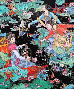 画风太美！当超人遇上了孙悟空 在这些插画中超级英雄来到“大观园” - Mtime时光网