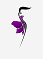 美女紫色减肥logo矢量图标_88ICON https://88icon.com 美女 紫色 减肥logo 纤细 绿色 健康 瘦身 女性 不吃药 安全健康