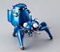 MH攻壳机动队 <wbr>可动 <wbr>TACHIKOMA <wbr>思考战车 <wbr>手办 <wbr>蓝色现货