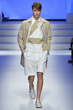 将“运动”进行到底！菲拉格慕 (Salvatore Ferragamo) 2014春夏男装秀，海报时尚网带你亲临2014春夏米兰男