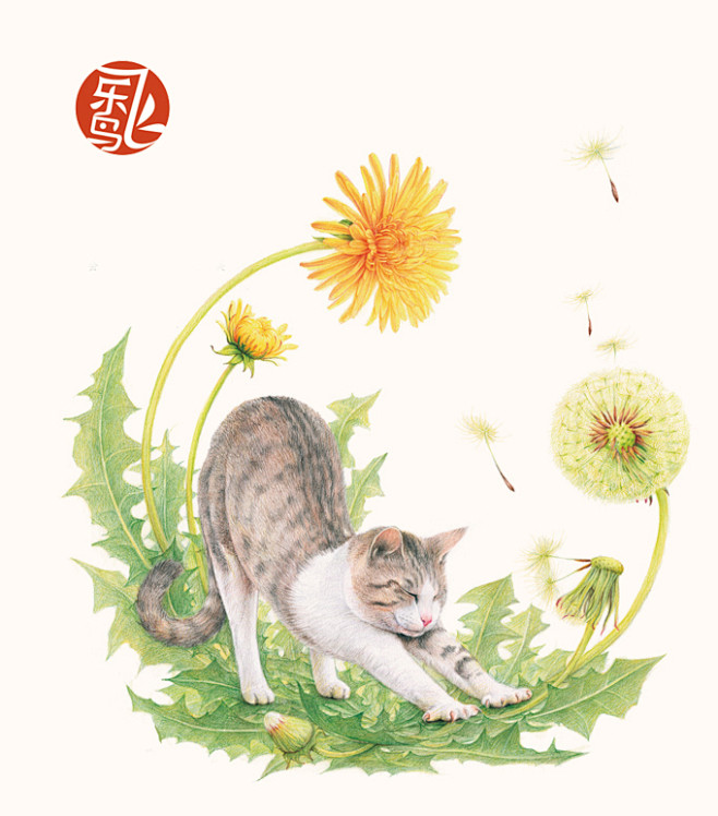 《莳花绘-花猫》——钟声敲响的零点、阳光...