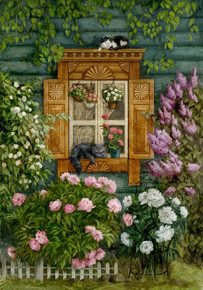 插画师Galina Egorenkova...