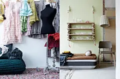 时尚感十足，清新的色彩，柔和的线条搭配。软装搭配技巧，家居色彩搭配效果欣赏，花色的壁纸，不拘一格的家具搭配，简洁明快的线条感和颜色设计，采用木制家具展示出设计着惊人的设计理念。简约风格有点小清新的调调，很适合现在的80后。 