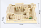 启教木质3D立体拼图木制益智儿童玩具手工建筑模型北京四合院包邮-tmall.com天猫