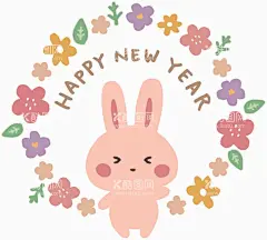 卡通兔子  - 源文件下载【酷图网】兔年,2023,矢量兔子,可爱兔子,卡通,兔子,小白兔,设计,广告设计,
