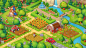 Map for "Adventures Mosaics. Granny’s Farm"