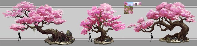 植物原画树原画来自cgbook.cn (...