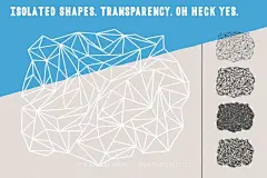 抽象手绘线性几何多边形艺术背景图片素材免费下载下载_颜格视觉