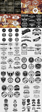 125 Labels and Badges Bundle 标志国外徽章标签模板素材源文件-淘宝网