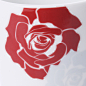 瑞士设计Spanaco黑红玫瑰陶瓷情侣刷牙杯漱口杯 七夕情人节礼物 原创 新款 2013 正品 代购  淘宝